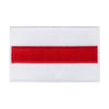 Ecusson drapeau Biélorussie rouge et blanc