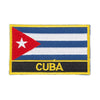 Ecusson drapeau Cuba
