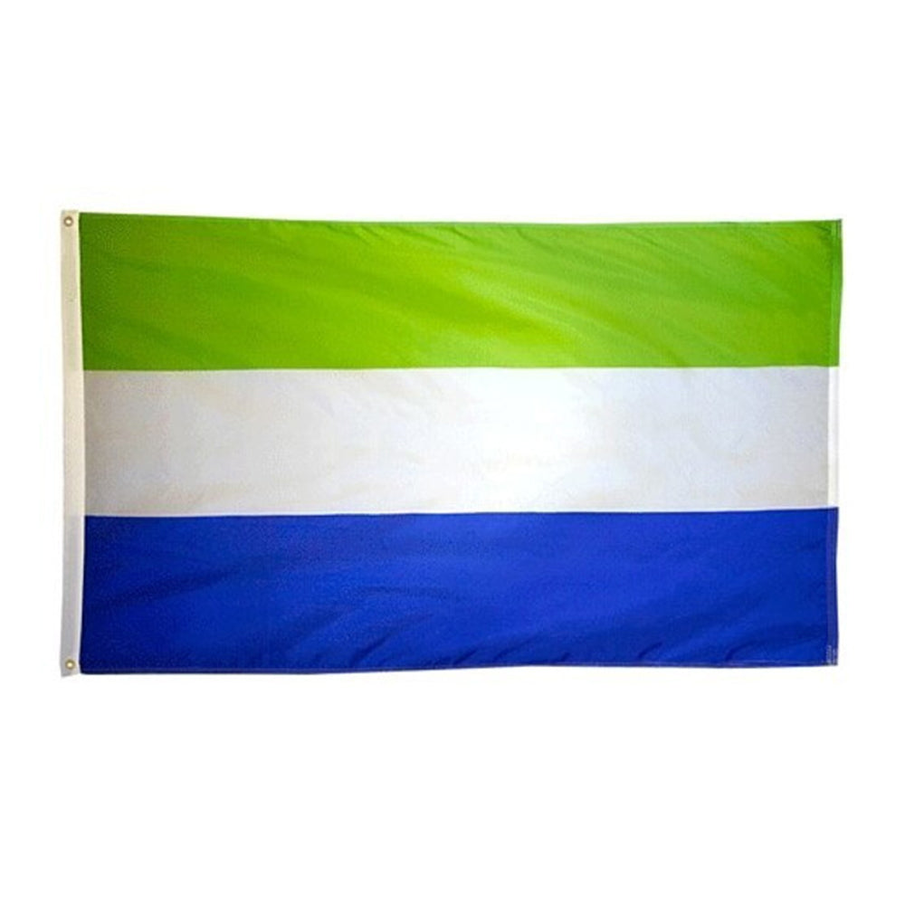 Grand drapeau Sierra Leone