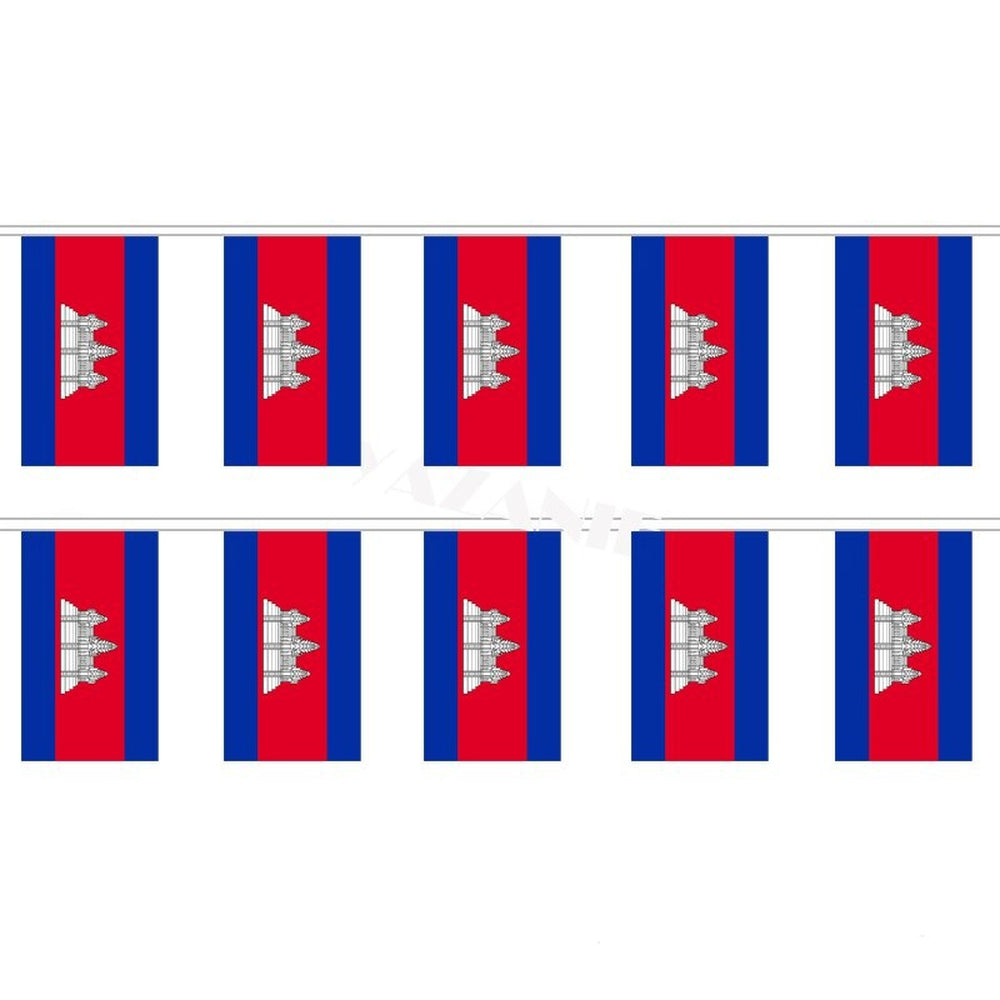 Guirlande drapeau Cambodge