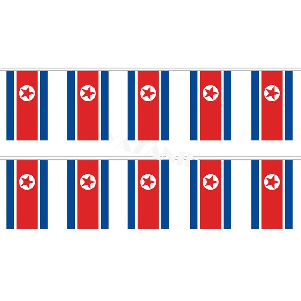 Guirlande drapeau Corée du Nord