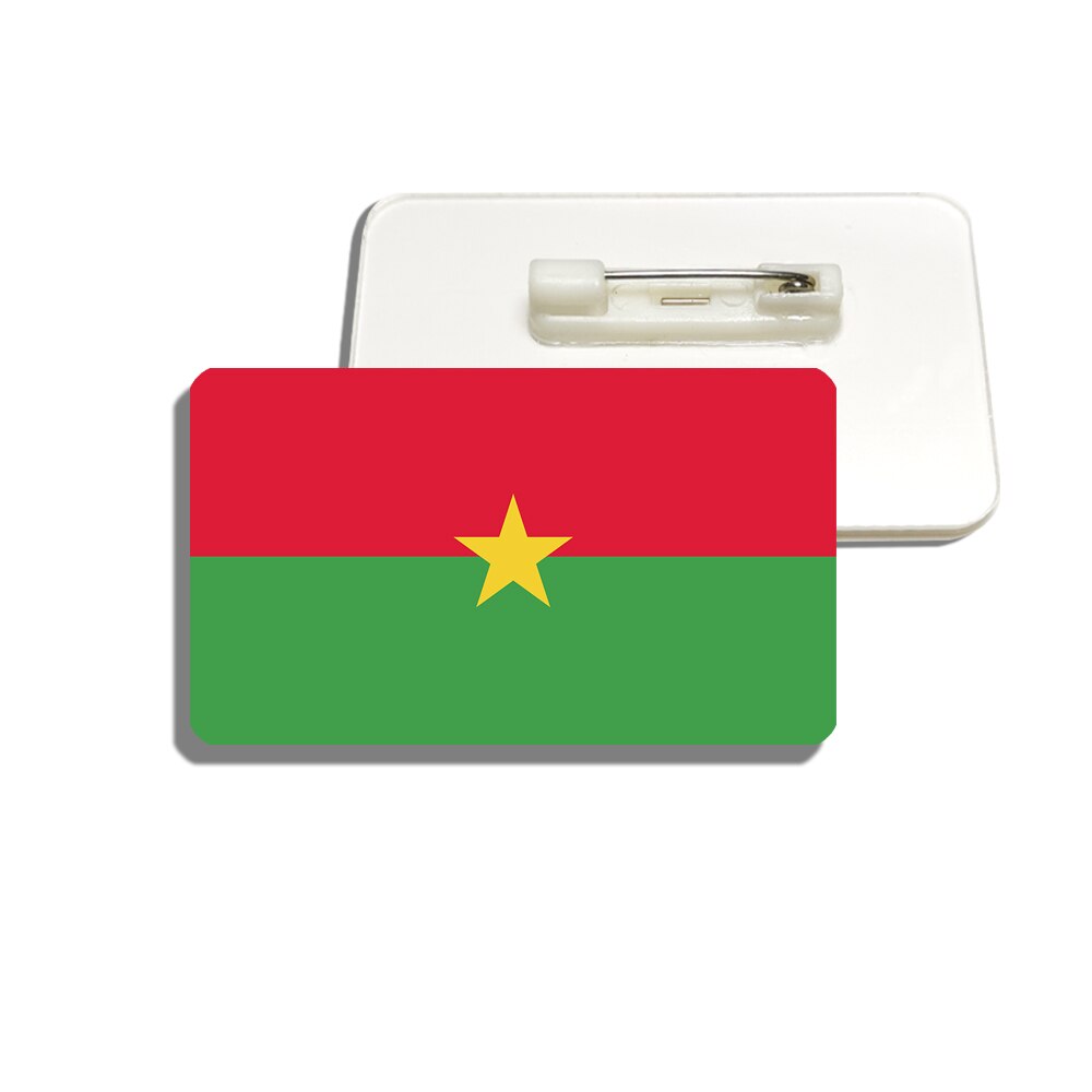 Broche drapeau Burkina Faso