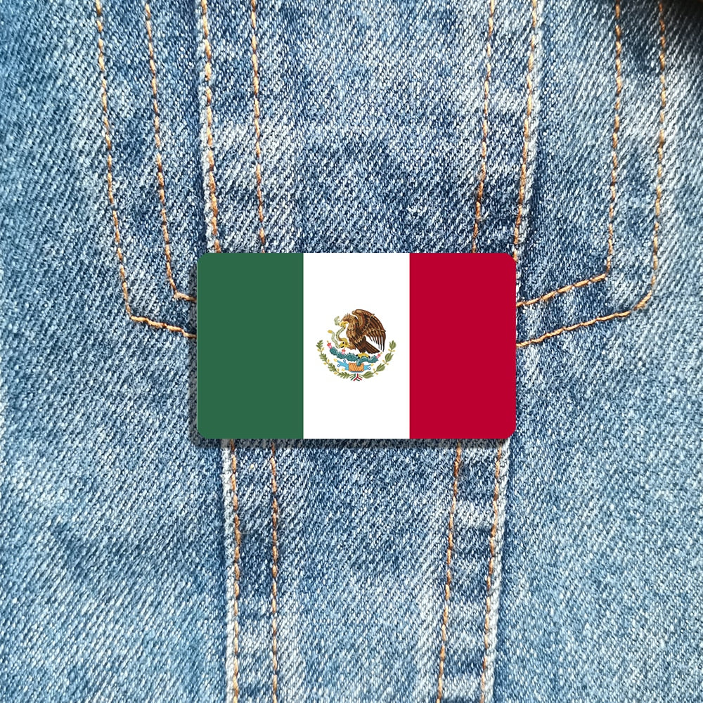 Broche drapeau Mexique
