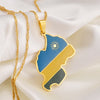 Collier drapeau Rwanda