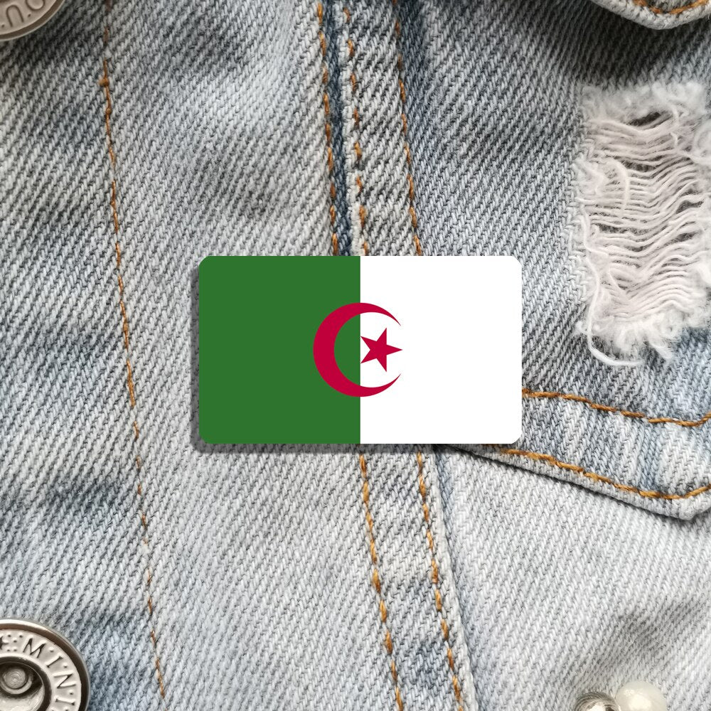 Broche drapeau Algérie