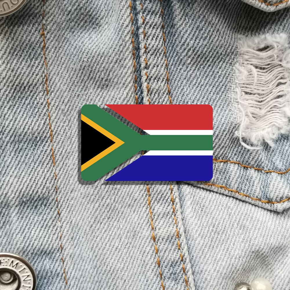 Broche drapeau Afrique du Sud