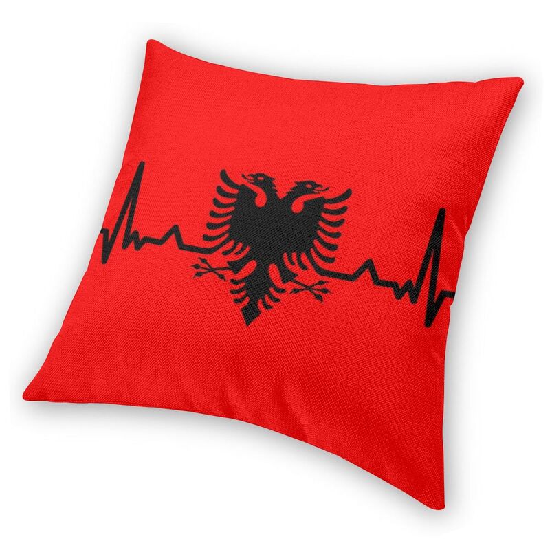 Taie d'oreiller drapeau Albanie