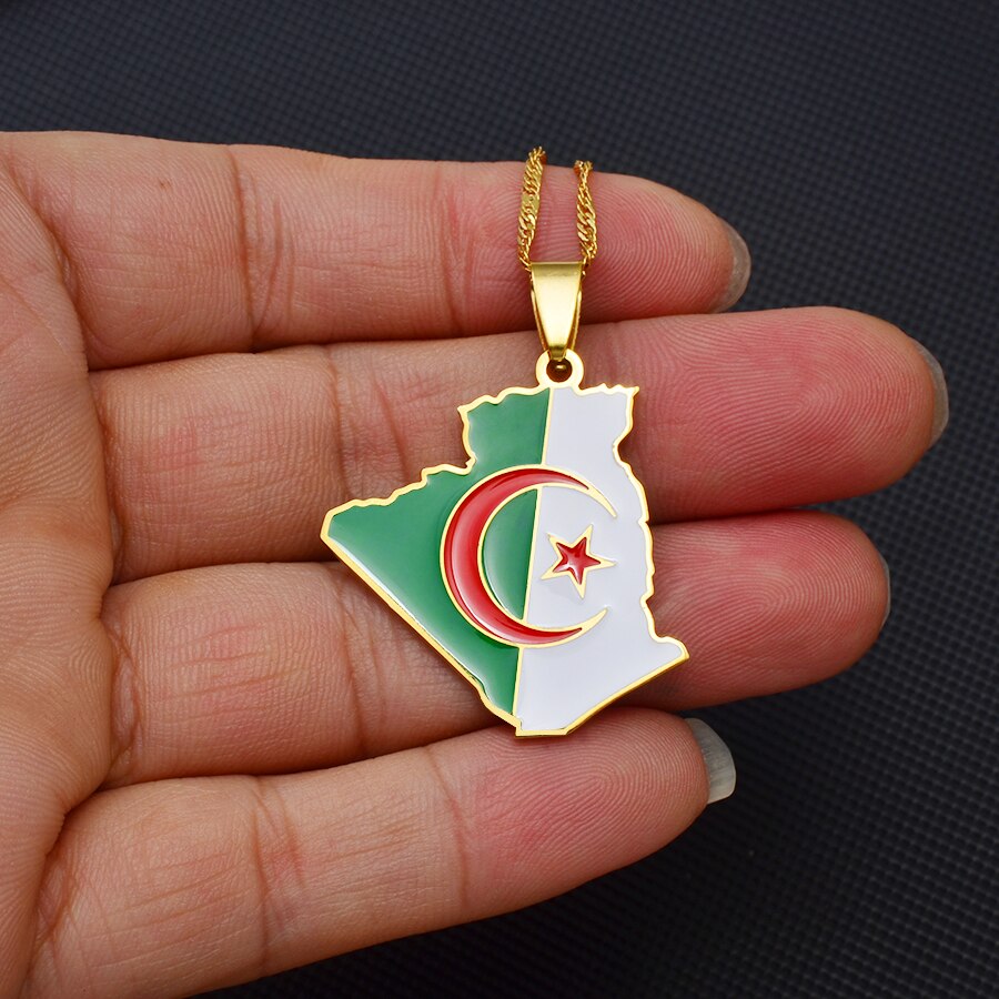 Collier drapeau Algérie