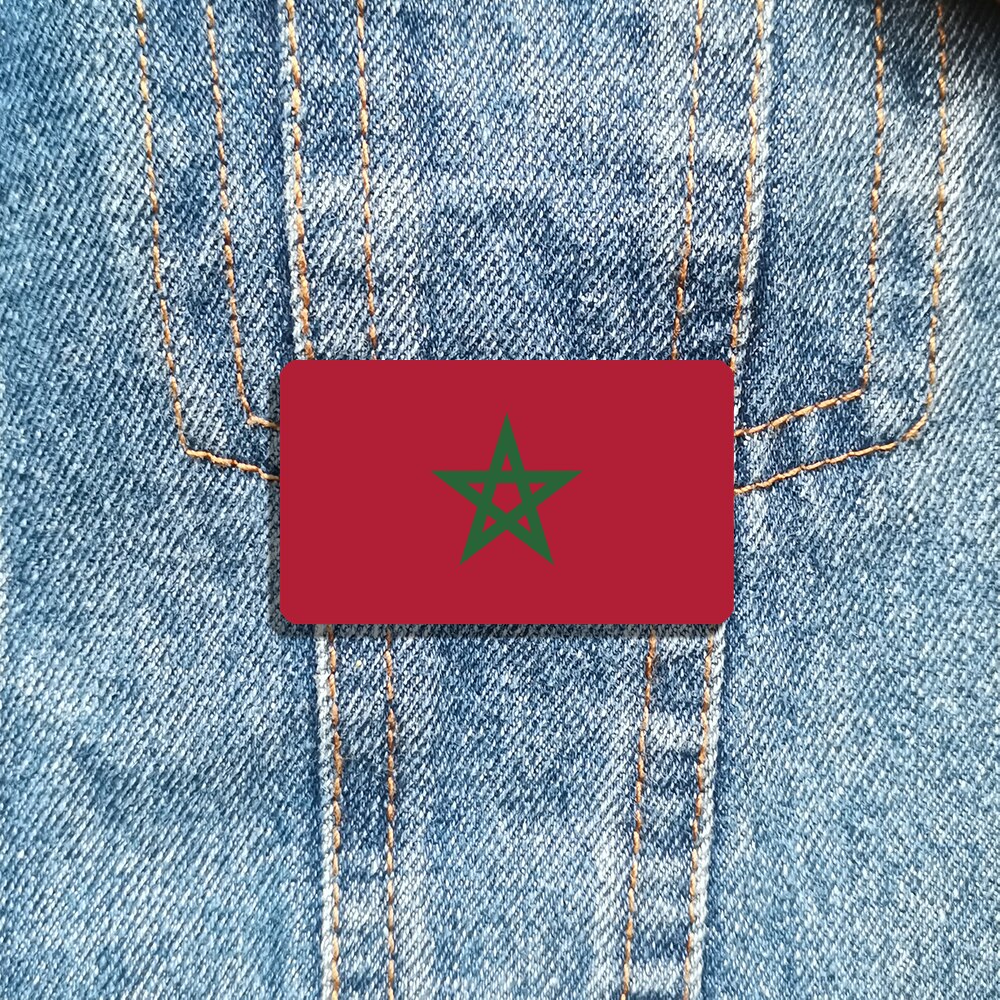 Broche drapeau Maroc