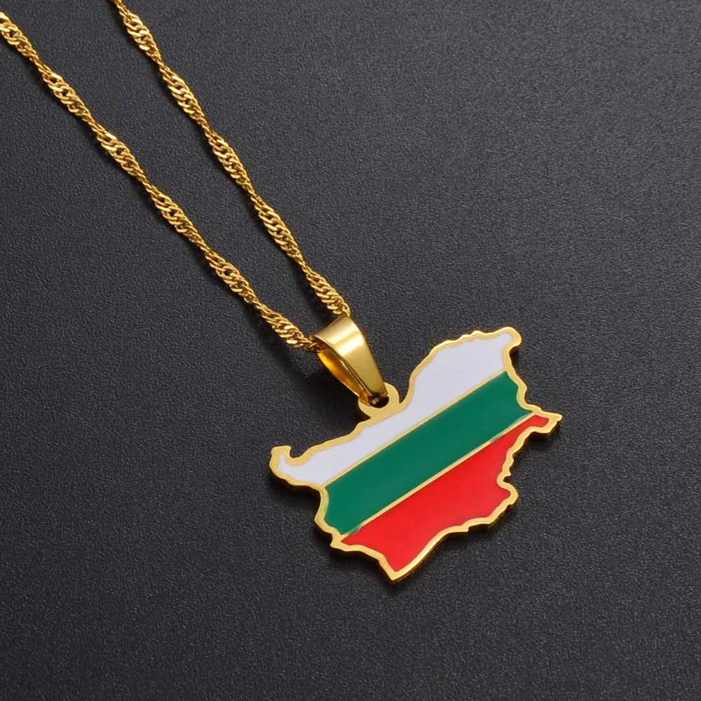 Collier drapeau Bulgarie