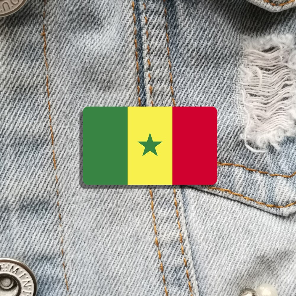 Broche drapeau Sénégal