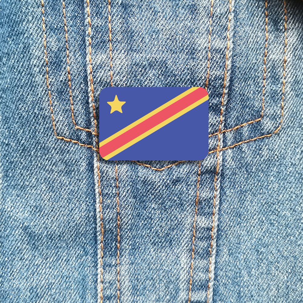 Broche drapeau République démocratique du Congo