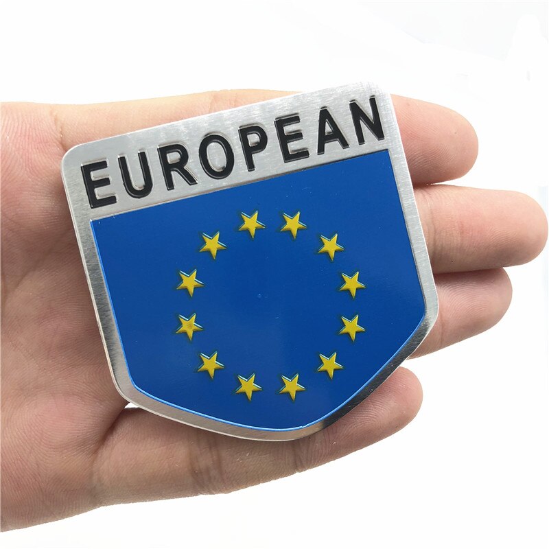 Sticker en métal drapeau Union Européenne