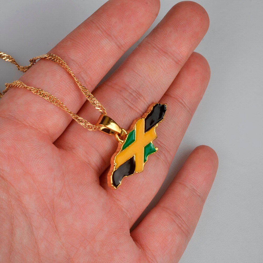 Collier drapeau Jamaïque