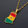Collier drapeau Ghana