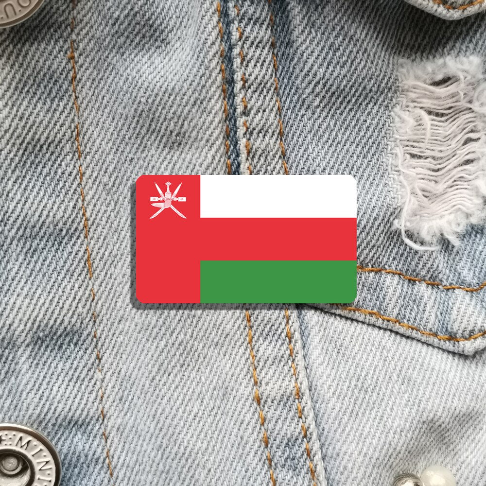 Broche drapeau Oman