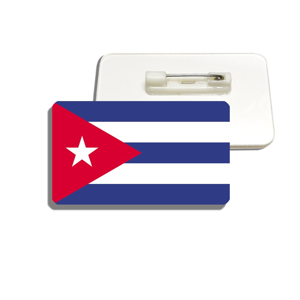 Broche drapeau Cuba