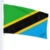 Drapeau Tanzanie qualité PRO 90 x 150 cm