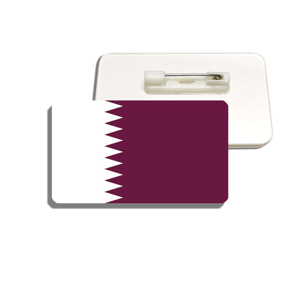 Broche drapeau Qatar