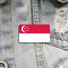 Broche drapeau Singapour
