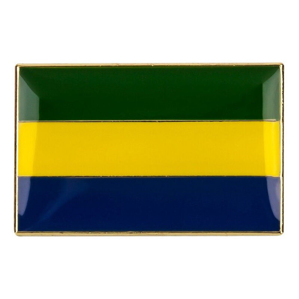 Petite broche drapeau Gabon