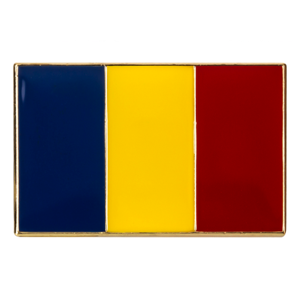 Petite broche drapeau Roumanie