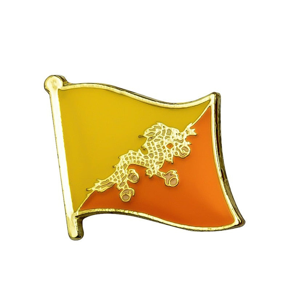 Pin's drapeau Bhoutan