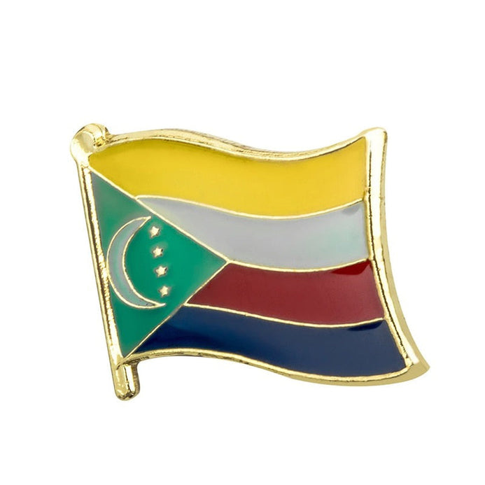 Pin's drapeau Comores – Drapeaux du Monde