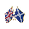Pin's drapeaux croisés Royaume-Uni & Ecosse