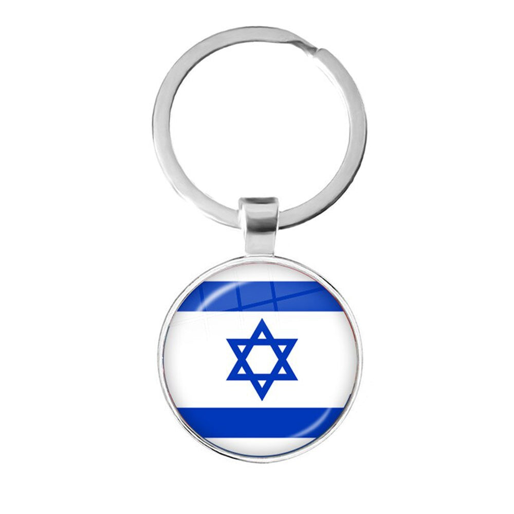 Porte-clés drapeau Israël