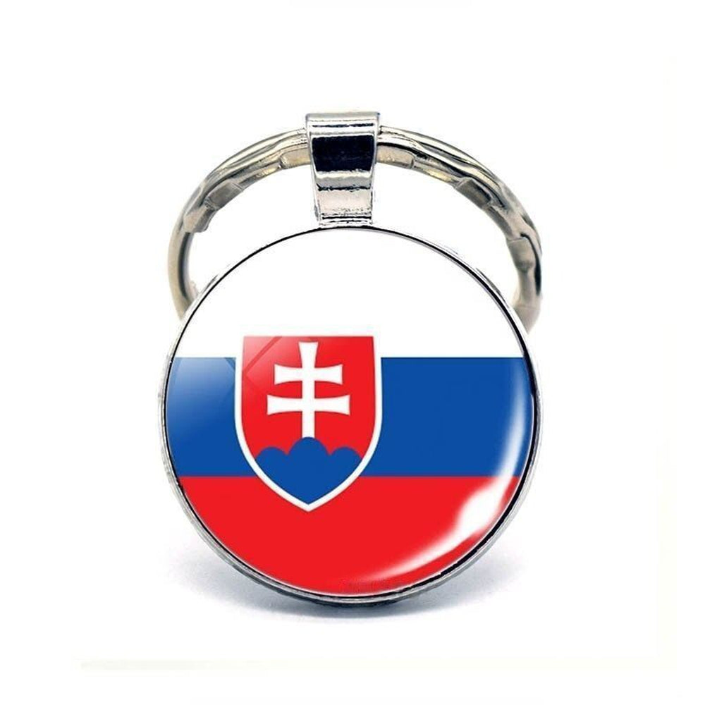 Porte-clés drapeau Slovaquie