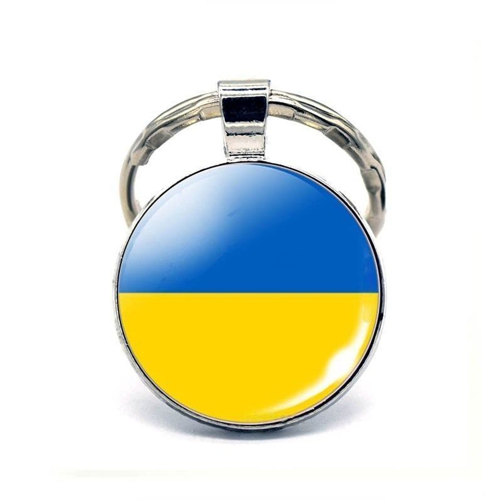 Porte-clés drapeau Ukraine
