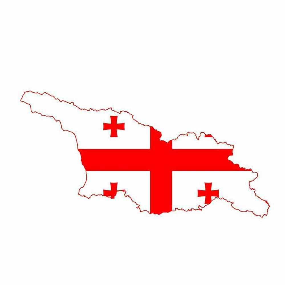 Sticker drapeau Géorgie