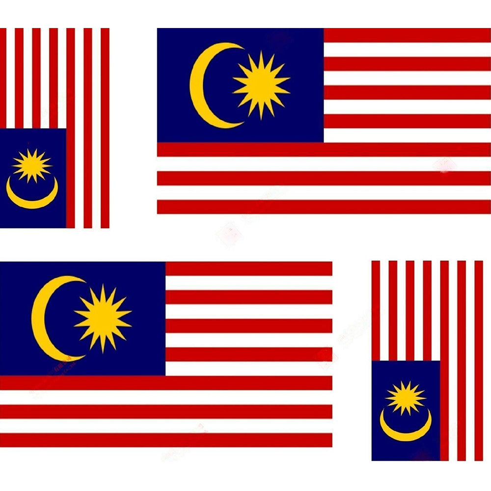 Sticker drapeau Malaisie