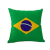 Taie d'oreiller drapeau Brésil