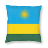 Taie d'oreiller drapeau Rwanda